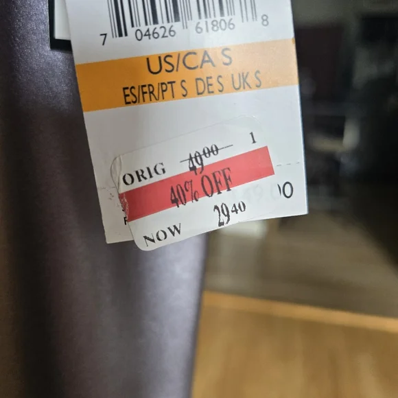 Nine West Sleeveless Blouse Sz S Platinum - Picture 7 of 9